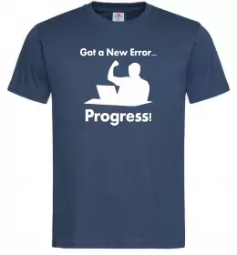 Мужская футболка Got a new Error Темно-синий фото