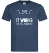 Чоловіча футболка It works on my machine Темно-синій фото