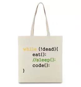 Эко-сумка Deadline Бежевый фото