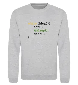 Свитшот Coder rules Белый фото
