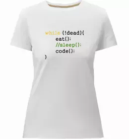 Женская премиум футболка Senior web developer Белый фото