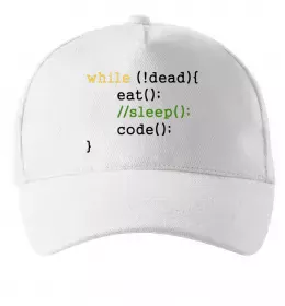 Кепка Ctrl+Z Білий фото