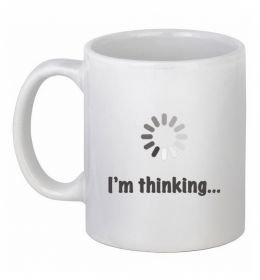 Чашка керамічна I'm thinking Чашка керамічна I'm thinking