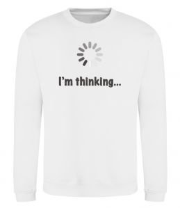 Світшот I'm thinking