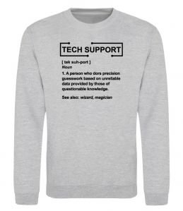 Свитшот Tech support Свитшот Tech support