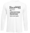 Реглан Tech support Білий фото