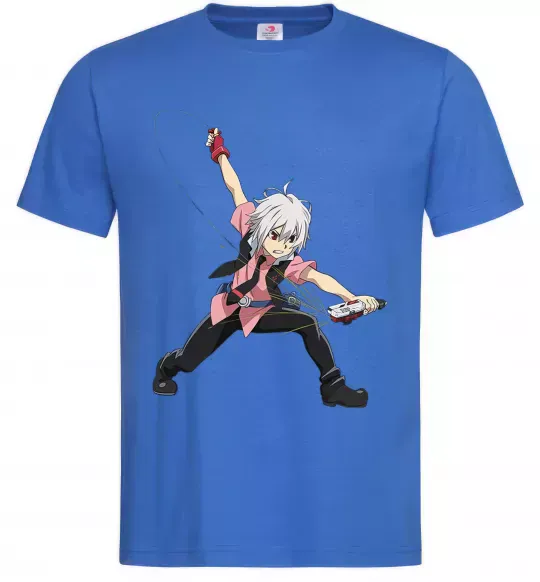 Мужская футболка Шу Куренай Ярко-синий фото