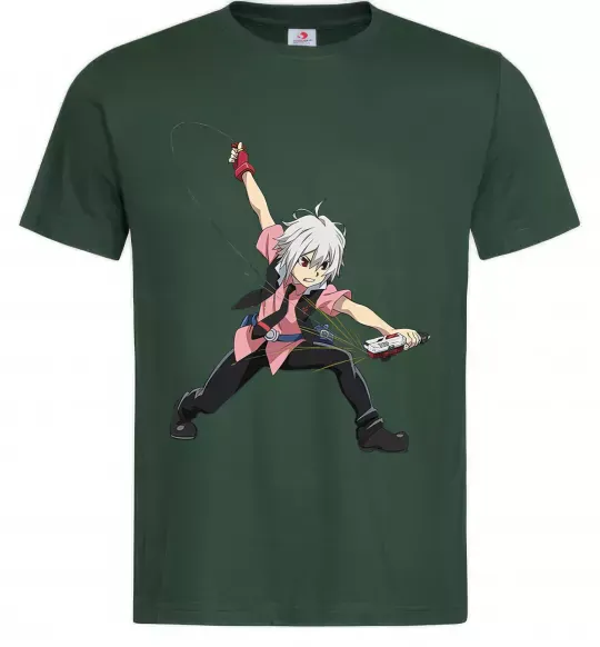 Мужская футболка Шу Куренай Темно-зеленый фото