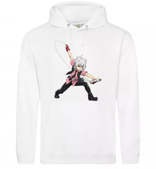 Мужская толстовка (худи) Шу Куренай Белый фото