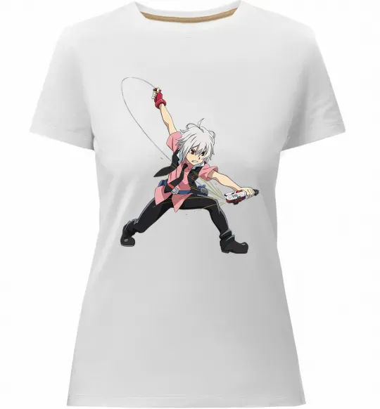 Женская премиум футболка Шу Куренай Белый фото