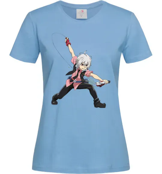 Жіноча футболка Шу Куренай Блакитний фото