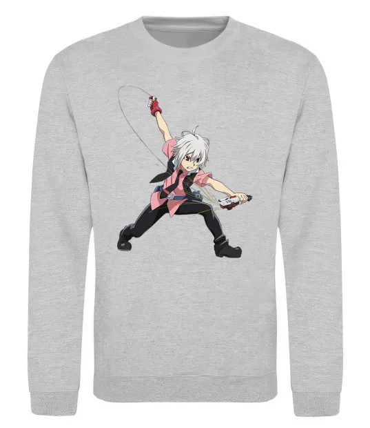 Свитшот Шу Куренай Серый меланж фото