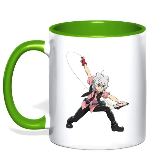 Чашка с цветной ручкой Шу Куренай Лаймовый фото