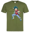 Чоловіча футболка Beyblade Walt Aoi Оливковий Чоловіча футболка Beyblade Walt Aoi Оливковий фото
