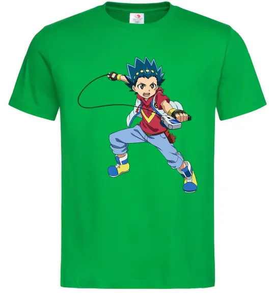Чоловіча футболка Beyblade Walt Aoi Зелений фото