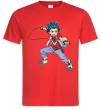 Чоловіча футболка Beyblade Walt Aoi Червоний Чоловіча футболка Beyblade Walt Aoi Червоний фото