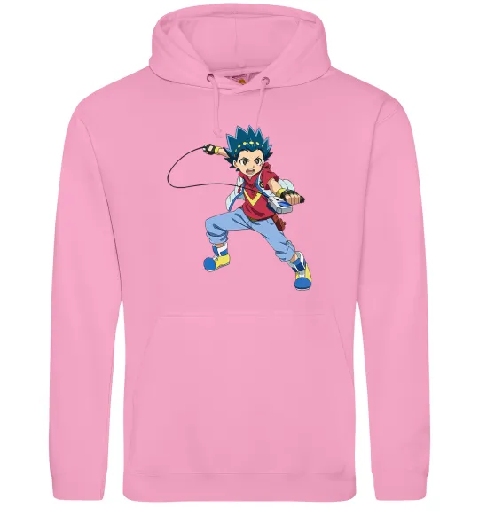 Чоловіча толстовка (худі) Beyblade Walt Aoi Рожевий фото