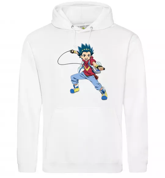 Женская толстовка (худи) Beyblade Walt Aoi Белый фото
