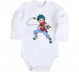 Детский боди BEYBLADE персонажі Белый фото