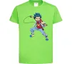 Дитяча футболка Beyblade Walt Aoi Лаймовий фото