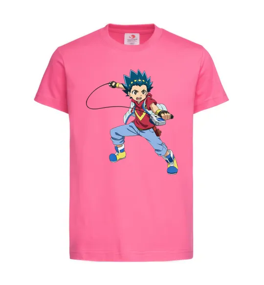 Детская футболка Beyblade Walt Aoi Ярко-розовый фото