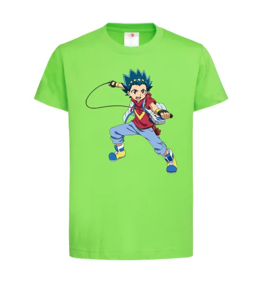Детская футболка Beyblade Walt Aoi Лаймовый фото