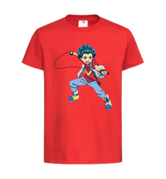 Детская футболка Beyblade Walt Aoi Красный фото