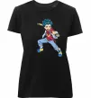 Женская премиум футболка Beyblade Walt Aoi Черный фото