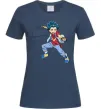 Женская футболка Beyblade Walt Aoi Темно-синий Женская футболка Beyblade Walt Aoi Темно-синий фото
