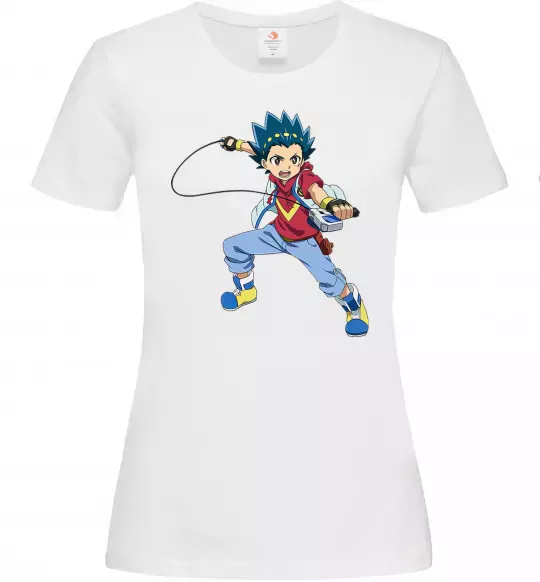Женская футболка Beyblade Walt Aoi Белый фото
