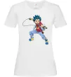Женская футболка Beyblade Walt Aoi Белый Женская футболка Beyblade Walt Aoi Белый фото