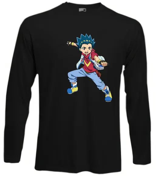 Лонгслив Beyblade Walt Aoi Черный фото