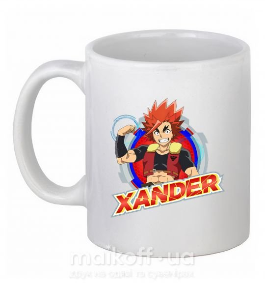 Чашка керамическая Beyblade Xander Белый фото