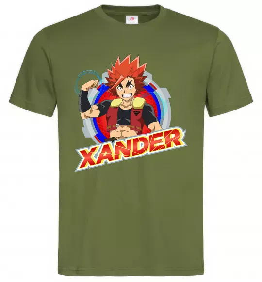 Мужская футболка Beyblade Xander Оливковый фото