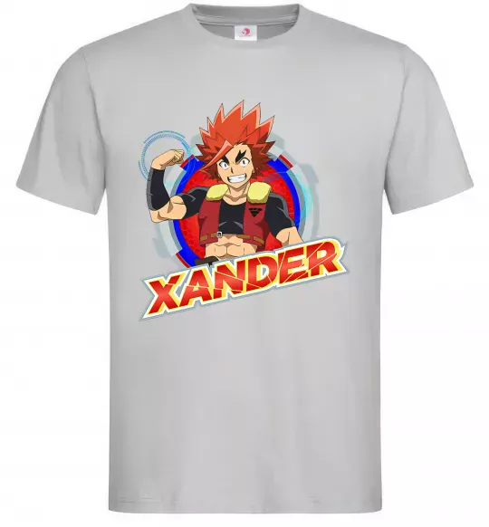 Мужская футболка Beyblade Xander Серый фото