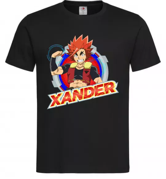 Мужская футболка Beyblade Xander Черный фото