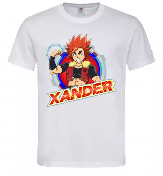 Мужская футболка Beyblade Xander Белый фото