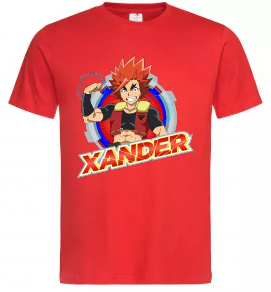 Мужская футболка Beyblade Xander Красный фото