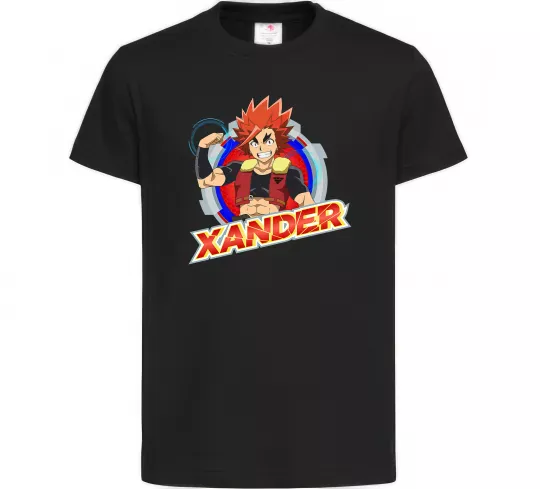 Детская футболка Beyblade Xander Черный фото