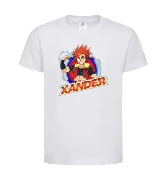 Детская футболка Beyblade Xander Белый фото