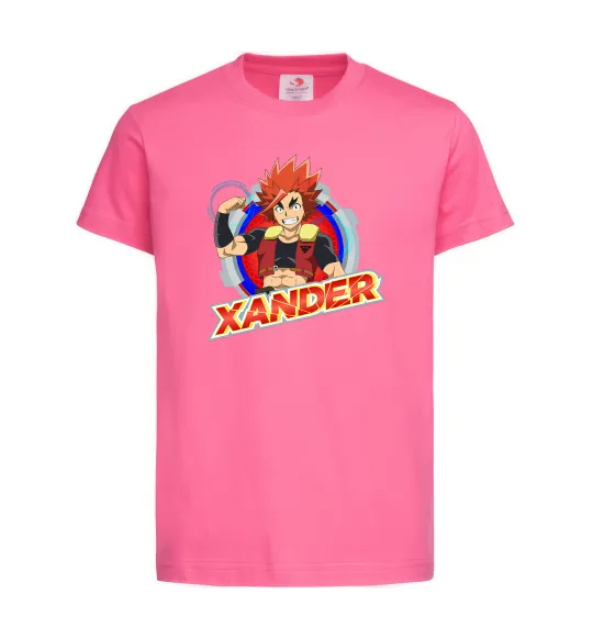 Детская футболка Beyblade Xander Ярко-розовый фото