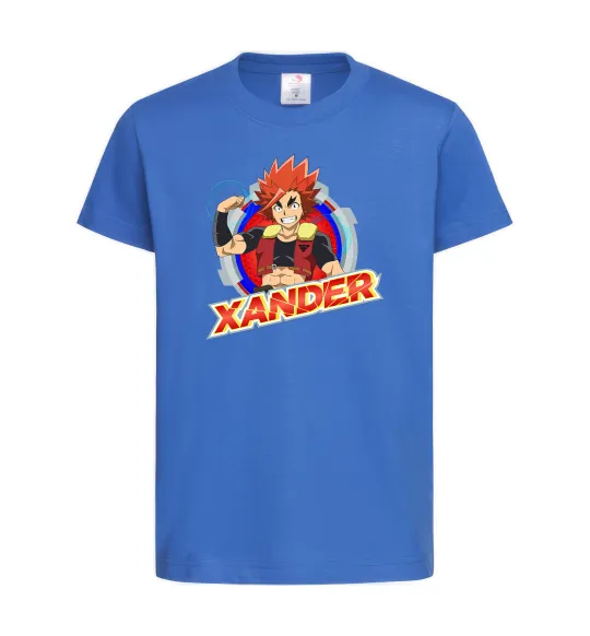 Детская футболка Beyblade Xander Ярко-синий фото