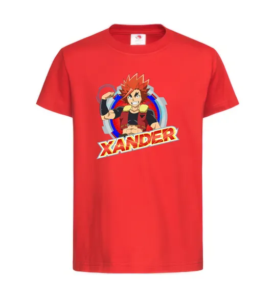 Детская футболка Beyblade Xander Красный фото