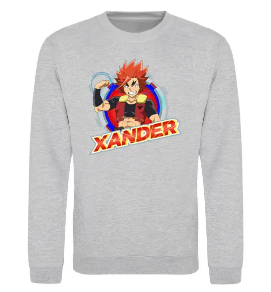 Світшот Beyblade Xander Сірий меланж фото