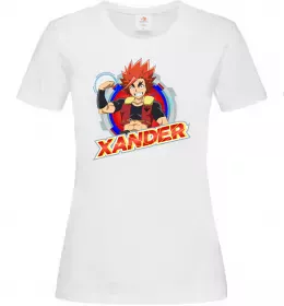 Женская футболка Beyblade Xander Белый фото
