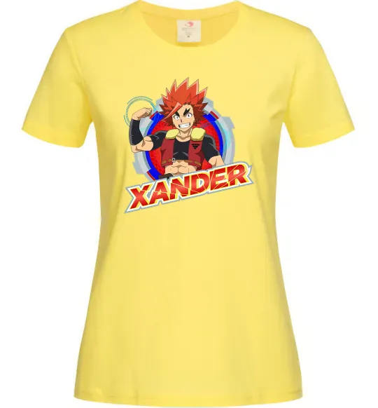 Женская футболка Beyblade Xander Лимонный фото