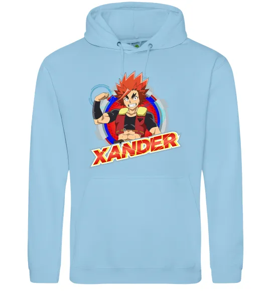 Жіноча толстовка (худі) Beyblade Xander Блакитний фото