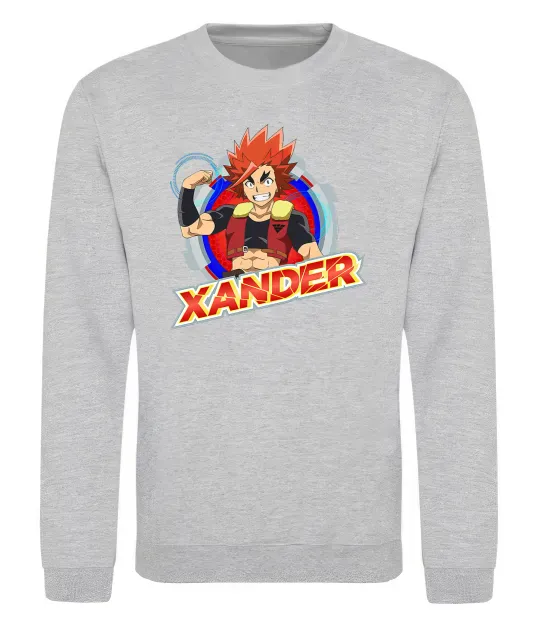 Світшот Beyblade Xander Сірий меланж фото