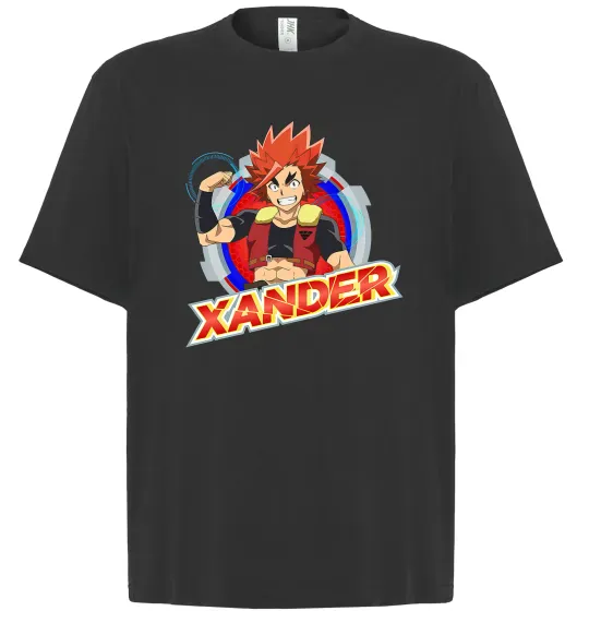 Футболка Оверсайз Beyblade Xander Черный фото