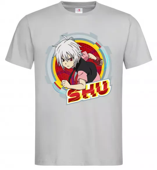 Мужская футболка Shu Серый фото